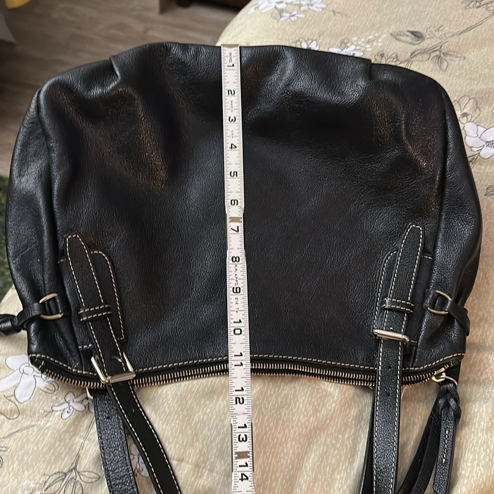 Dooney & Bourke Black Pebbled Leather Shoulder Bag - Picture 8 of 8